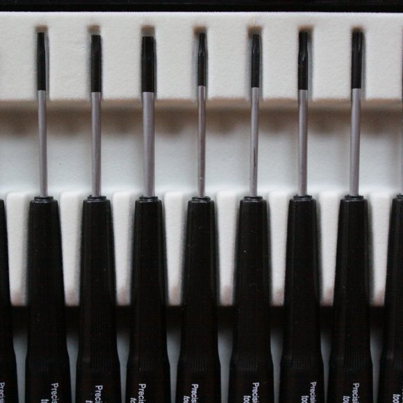 New 15 pcs Precision Screwdriver Tool Set Flat Blade, Phillips,Torks,Hex Key - Picture 10 of 11